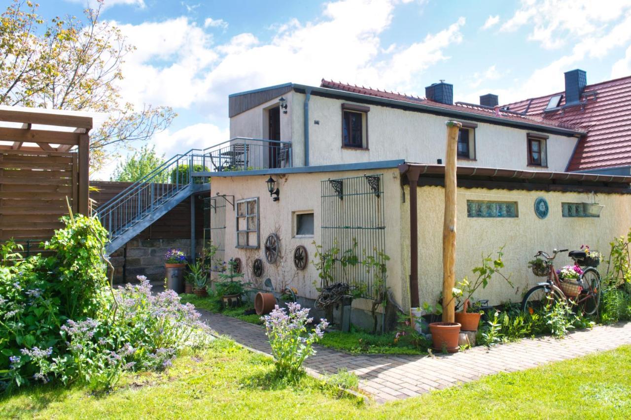 Ferienwohnung Am Elberadweg Dresden Exterior foto